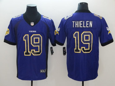 Nike Vikings 19 Adam Thielen Purple Drift Fashion Limited Jersey