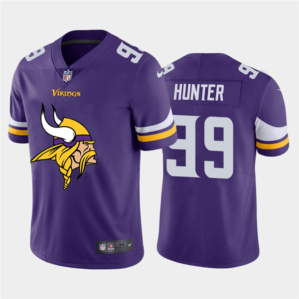 Nike Vikings 99 Danielle Hunter Purple Team Big Logo Vapor Untouchable Limited Jersey