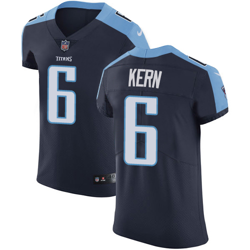 Nike Titans #6 Brett Kern Navy Blue Alternate Men's Stitched NFL Vapor Untouchable Elite Jersey