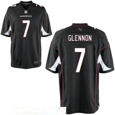 Men's Arizona Cardinals #7 Mike Glennon Black Alternate Stitched NFL Nike Elite Jersey