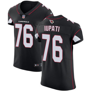 Nike Cardinals #76 Mike Iupati Black Alternate Men's Stitched NFL Vapor Untouchable Elite Jersey