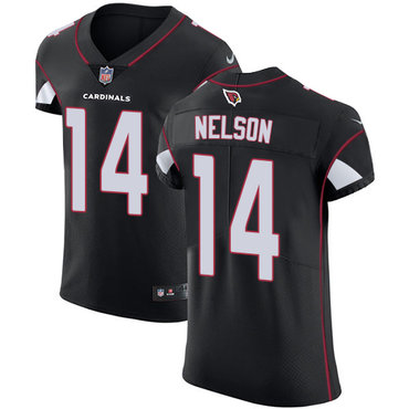 Nike Cardinals #14 J.J. Nelson Black Alternate Men's Stitched NFL Vapor Untouchable Elite Jersey