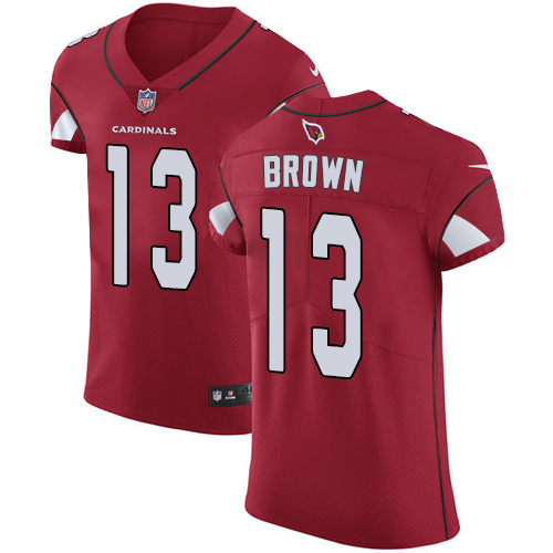 Nike Cardinals #13 Jaron Brown Red Team Color Men's Stitched NFL Vapor Untouchable Elite Jersey