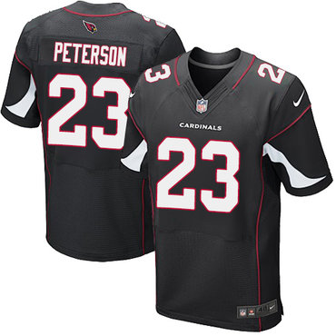 Nike Cardinals #23 Adrian Peterson Black Alternate Men's Stitched NFL Elite Jersey