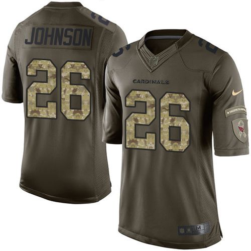 Nike Cardinals #26 Rashad Johnson Green Men's Stitched NFL Limited Salute to Service Jersey