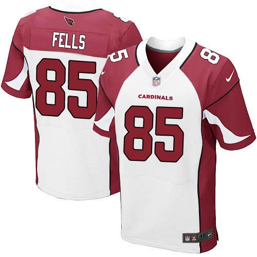 Nike Cardinals #85 Darren Fells White Men's Stitched NFL Elite Jersey