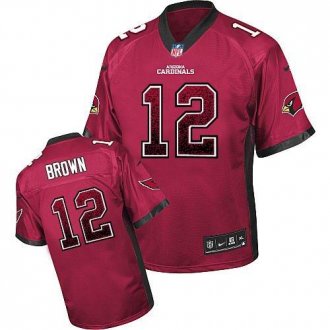 Nike Arizona Cardinals #12 John Brown Red Team Color Men's Stitched NFL Elite Drift Fashion Jersey