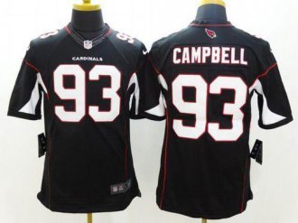 Nike Arizona Cardinals #93 Calais Campbell Black Alternate NFL Limited Jersey