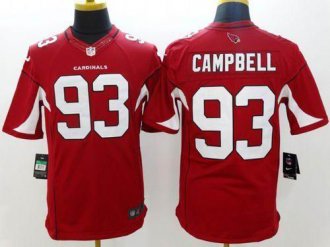 Nike Arizona Cardinals #93 Calais Campbell Red Team Color NFL Limited Jersey