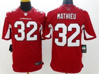 Nike Arizona Cardinals #32 Tyrann Mathieu Red Team Color NFL Limited Jersey