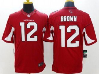 Nike Arizona Cardinals #12 John Brown Red Team Color NFL Limited Jersey