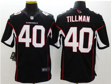 NEW Arizona Cardinals #40 Pat Tillman Black Alternate NFL Limited Jersey