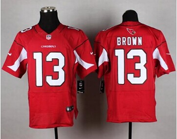 NEW Arizona Cardinals #13 Jaron Brown Red Team Color NFL Elite Jersey