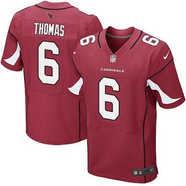 NEW Cardinals #6 Logan Thomas Red Team Color Men's Stitched NFL Elite Jersey