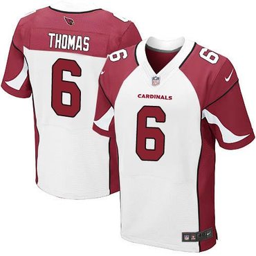 NEW Cardinals #6 Logan Thomas White Men's Stitched NFL Elite Jersey