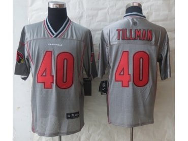 NEW Arizona Cardicals #40 Tillman Grey Jerseys(Vapor Elite)