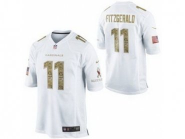 NEW Arizona Cardinals #11 Larry Fitzgerald White Jerseys(game USA)