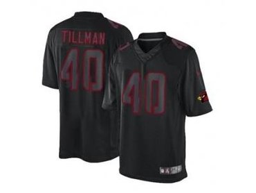 NEW jerseys arizona cardinals #40 pat tillman black(Impact Limited)