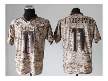 NEW jerseys arizona cardinals #11 larry fitzgerald camo(2013 new Elite)(USMC)