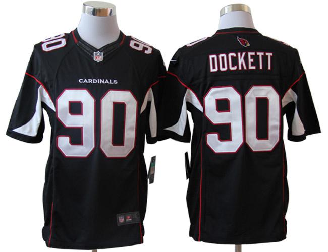 2012 NEW NFL Arizona Cardinals 90 Darnell Dockett Black Jerseys(Limited)