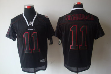 2012 NEW NFL Arizona Cardinals 11 Larry Fitzgerald Lights Out Black Elite Jerseys