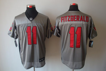 2012 NEW NFL Arizona Cardinals 11 Larry Fitzgerald Grey Shadow Jerseys