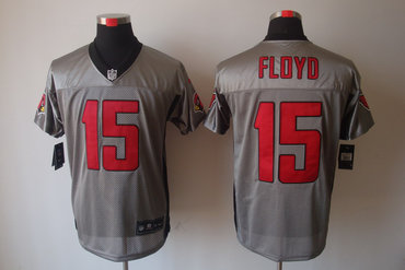 2012 NEW NFL Arizona Cardinals 15 Floyd Grey Shadow Jerseys