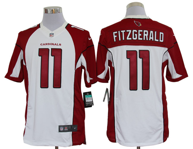 2012 NEW NFL Arizona Cardinals 11 Larry Fitzgerald White Jerseys (Limited)