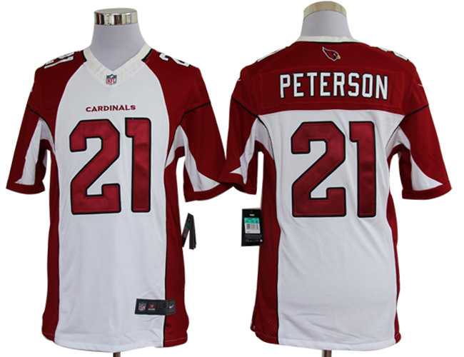 2012 NEW NFL Arizona Cardinals 21 Patrick Peterson White Jerseys (Limited)