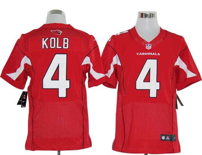 2012 NEW NFL Arizona Cardinals 4 Kevin Kolb Red Jerseys (Elite)