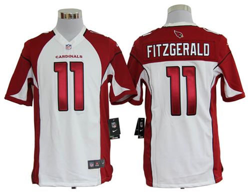 2012 NEW NFL Arizona Cardinals 11 Larry Fitzgerald White Jerseys (Game)