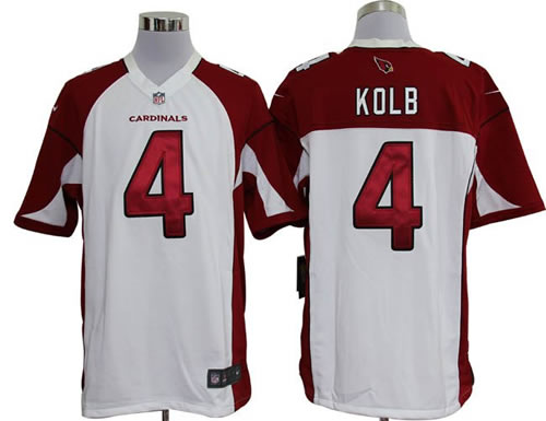 2012 NEW NFL arizona cardinals 4 kevin kolb white jerseys (Game)