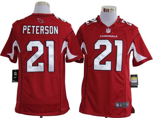 2012 NEW NFL Arizona Cardinals 21 patrick peterson red jerseys (game)