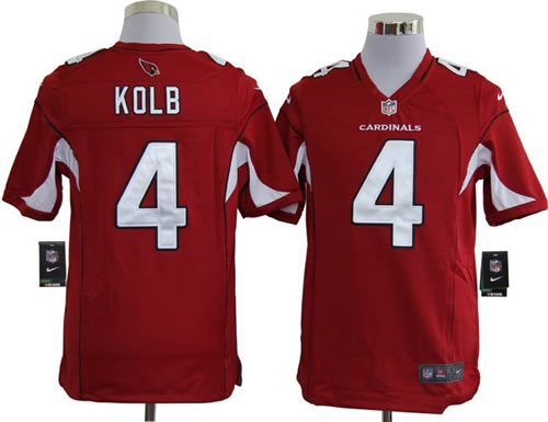 2012 NEW NFL Arizona Cardinals 4 kevin kolb red jerseys (game)