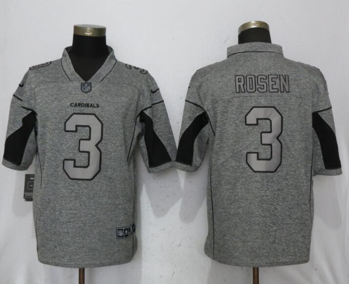 Nike Cardinals 3 Josh Rosen Gray Gridiron Gray Vapor Untouchable Limited Jersey