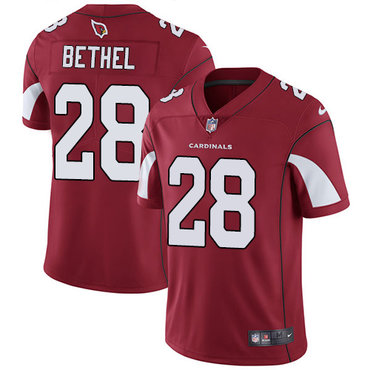 Nike Cardinals #28 Justin Bethel Red Team Color Men's Stitched NFL Vapor Untouchable Limited Jersey