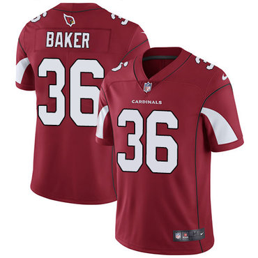 Nike Cardinals #36 Budda Baker Red Team Color Men's Stitched NFL Vapor Untouchable Limited Jersey