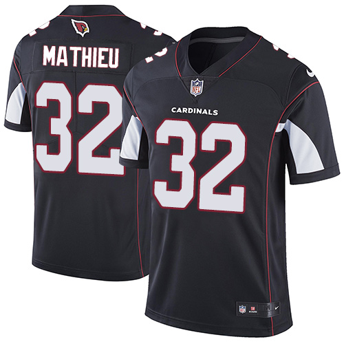 Nike Cardinals #32 Tyrann Mathieu Black Alternate Men's Stitched NFL Vapor Untouchable Limited Jersey