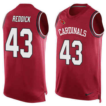 Nike Cardinals #43 Haason Reddick Red Team Color Men's Stitched NFL Limited Tank Top Jersey