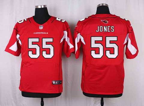 2016 New NFL Jerseys Mens Adults Arizona Cardinals 55 Chandler Jones Red Team Color Elite Jerseys