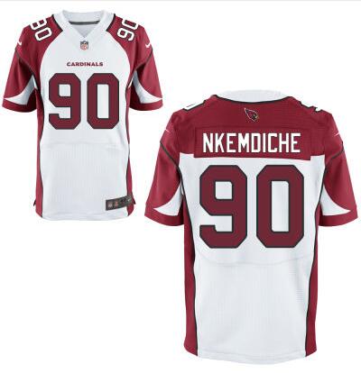 Men's Arizona Cardinals #90 Robert Nkemdiche Nike White Elite 2016 Draft Pick Jersey