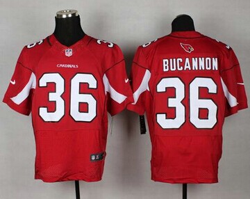 NEW Arizona Cardinals #36 Deone Bucannon Red Team Color NFL Elite Jersey