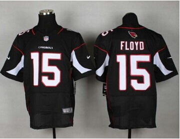 NEW Arizona Cardinals #15 Michael Floyd Black Alternate NFL Elite Jersey