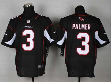 NEW Arizona Cardinals #3 Carson Palmer Black Alternate NFL Elite Jersey