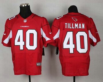 NEW Arizona Cardinals #40 Pat Tillman Red Team Color NFL Elite Jersey