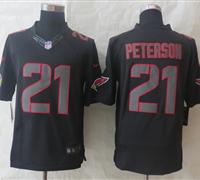 New Arizona Cardicals #21 Patrick Peterson Impact Limited Black Jerseys