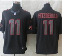 New Arizona Cardicals #11 Larry Fitzgerald Impact Limited Black Jerseys