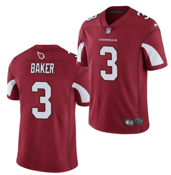 Men's Arizona Cardinals #3 Budda Baker Red Vapor Untouchable Limited Stitched Jersey