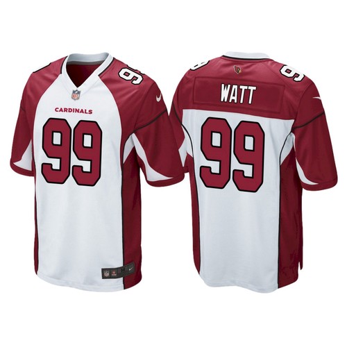 Men's Arizona Cardinals #99 J.J. Watt White Jersey