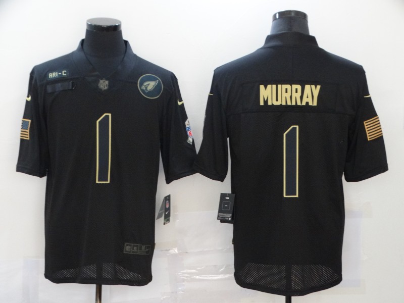 Nike Cardinals 1 Kyler Murray Black 2020 Salute To Service Limited Jersey